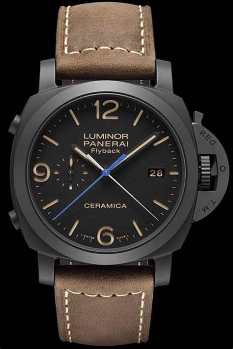 panerai flyback ceramica replica|Panerai luminor flyback review.